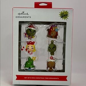 Hallmark Grinch and Friends Mini Ornaments Set